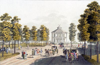 Het Tuinhuis in Prater, Wenen, 1792 door Johann Ziegler